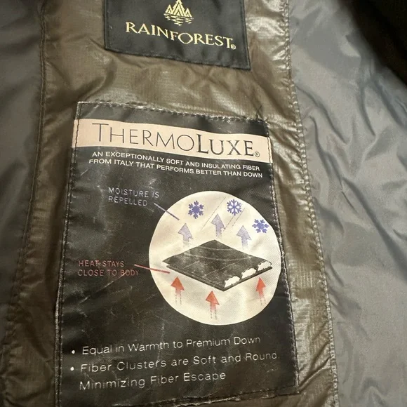 Men’s Rainforest Brand Quilted Jacket XXL - Picture 2 of 6